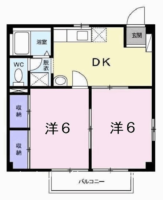 ハイムマコトＡ 間取り図