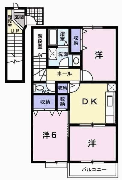 サンエイトＢ 間取り図