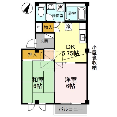 ローレルハイツI 間取り図