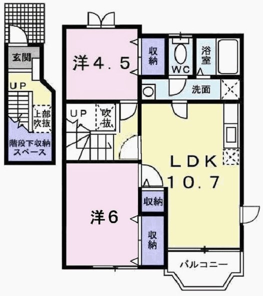 パルテールⅡ 間取り図