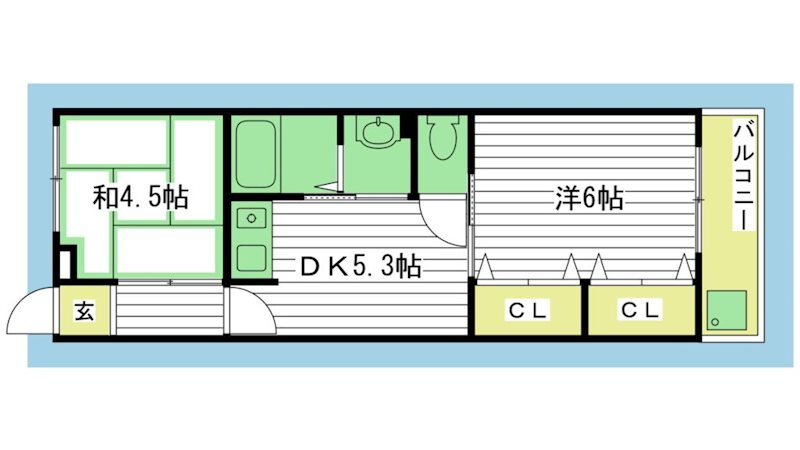 トラミッド友栄 間取り図