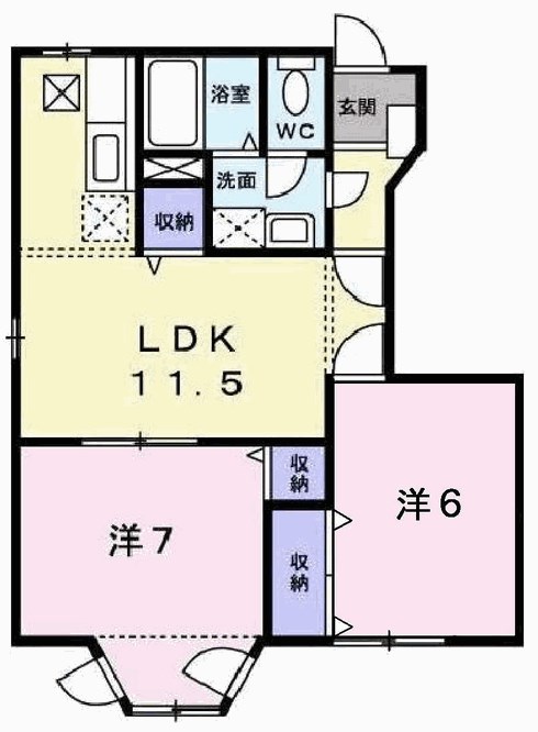 アルコバレーノ 間取り図