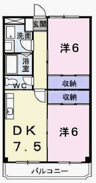 プリンスハイツ 間取り図