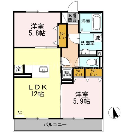 イリゼ 間取り図