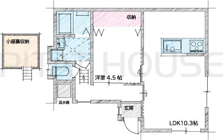 レジデンス郷Ⅶ 間取り図