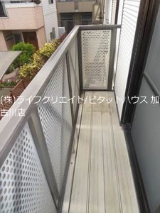 フレグランス今市 ベランダ