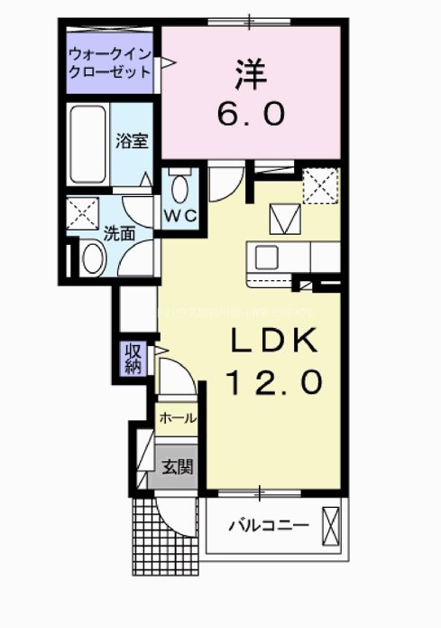 ハレ　オームオ 間取り図