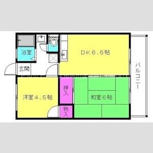 パナハイツ北野Ｃ 間取り図