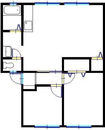 ハイツサンライフ　Ｂ棟 間取り図