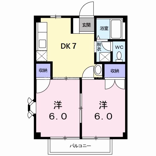 タウニーＳＢ 間取り図