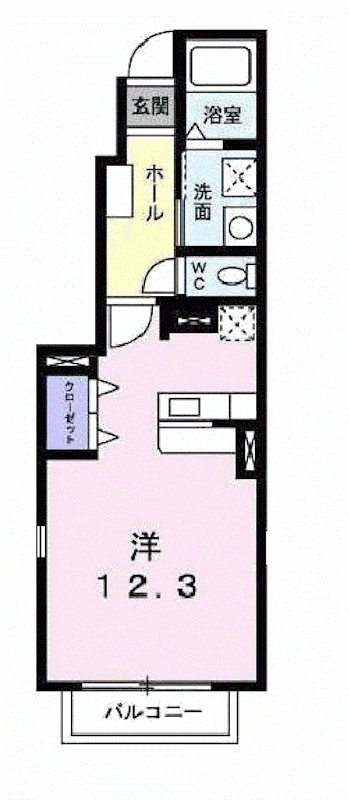 パインハースト　E 間取り図
