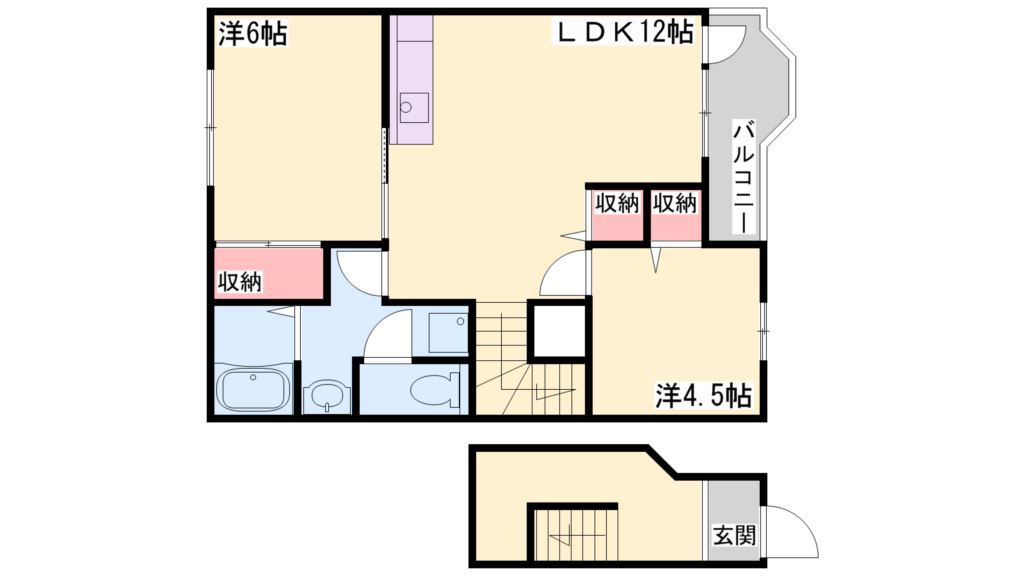 エスポワールI 間取り図