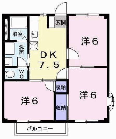 カームＳＴI 間取り図