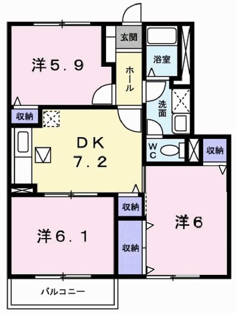 サンエイトＣ 間取り図
