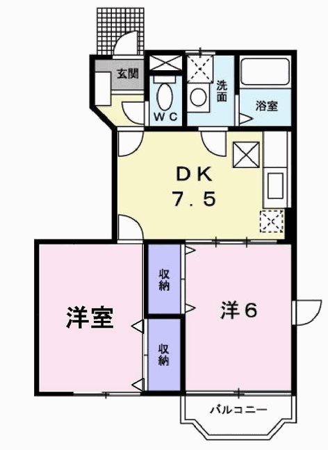 パルテールⅡ 間取り図