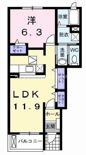 ヴァンシェルスクエア 間取り図