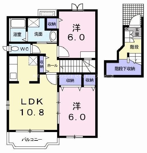 コモドジラソーレ 間取り図