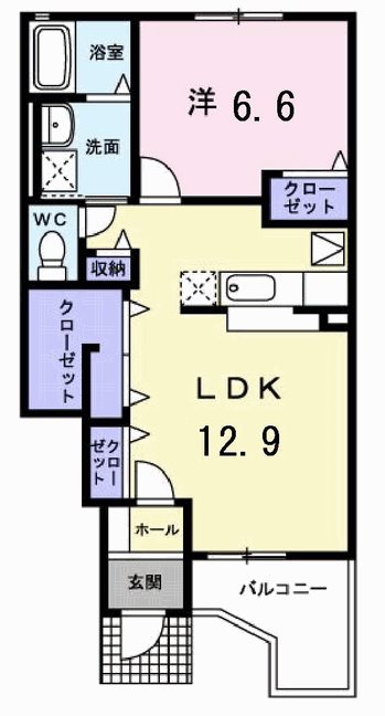 ブロード　ガーデンⅡ 間取り図