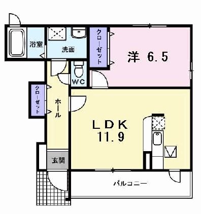 カーサ　イリーデ 間取り図