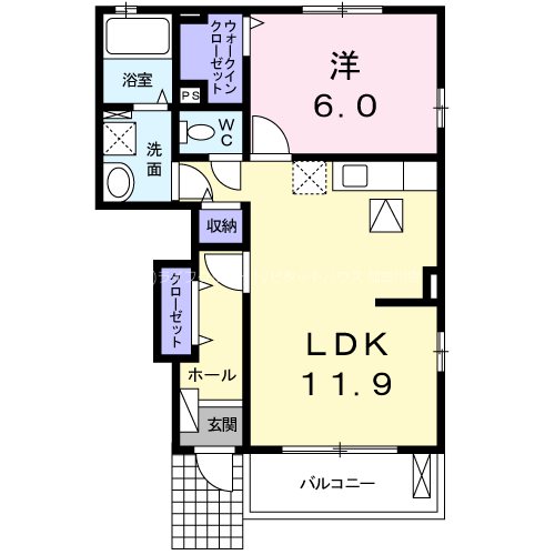アン　ボヌール 間取り図
