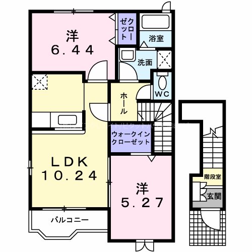 アセント・ヴィラⅡ 間取り図