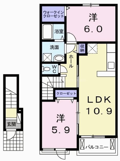 オッティモ　スパージィオ 間取り図