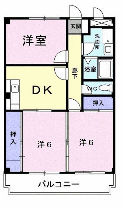 ヴィラージェ 間取り図