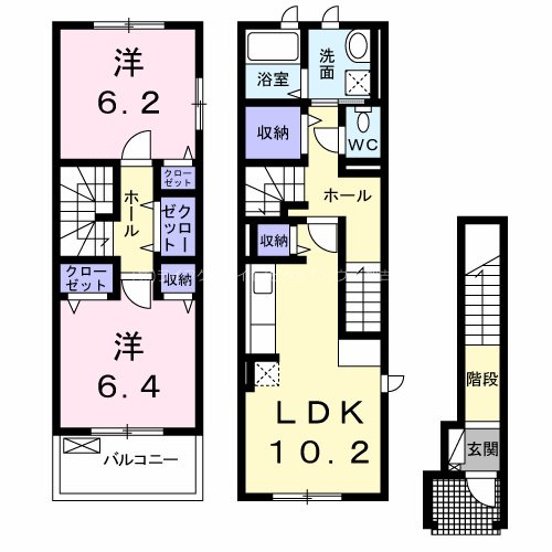 ソレアード　トーレ 間取り図