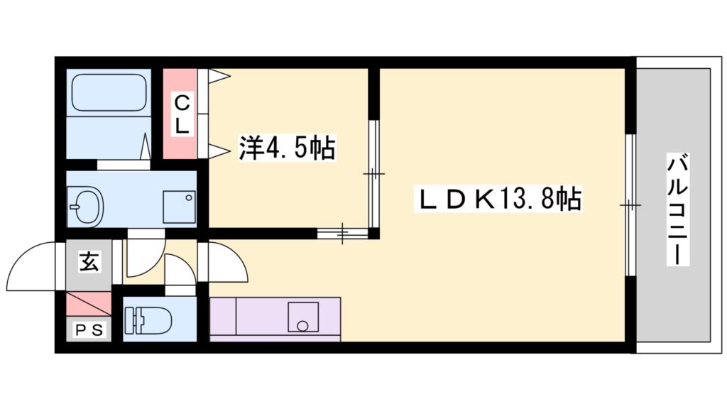 プランドール宝殿 間取り図