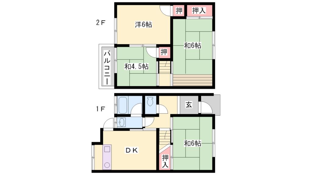 加古川ヤングハイツ 間取り図