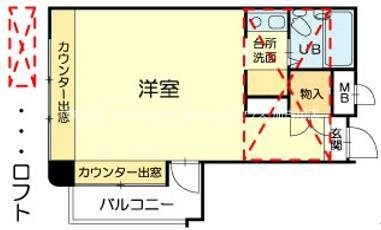 宝殿ヤングパレス 間取り図
