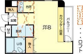宝殿ヤングパレス2 間取り図