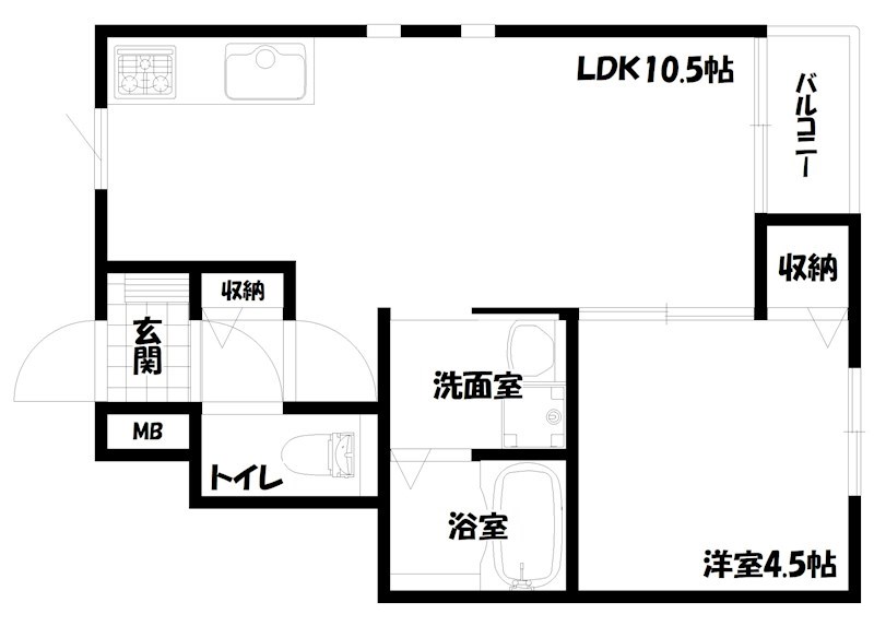 Kパラッツォ加古川 間取り図