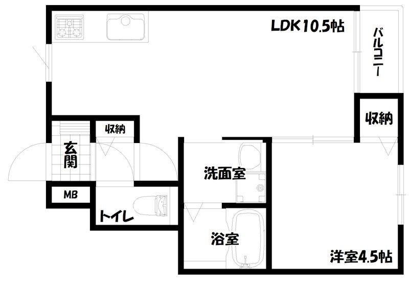 Kパラッツォ加古川 間取り図