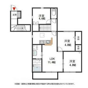 エスぺランサ粟津 間取り図