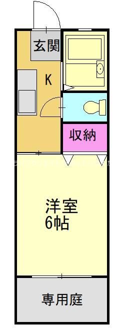 香山ハイツ 間取り図