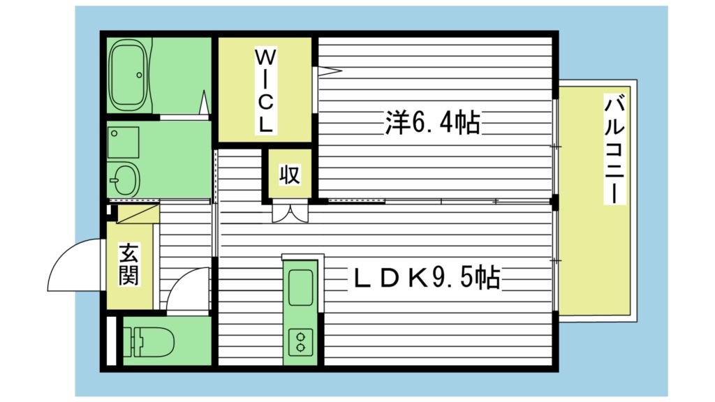 ラポール浜の宮 間取り図