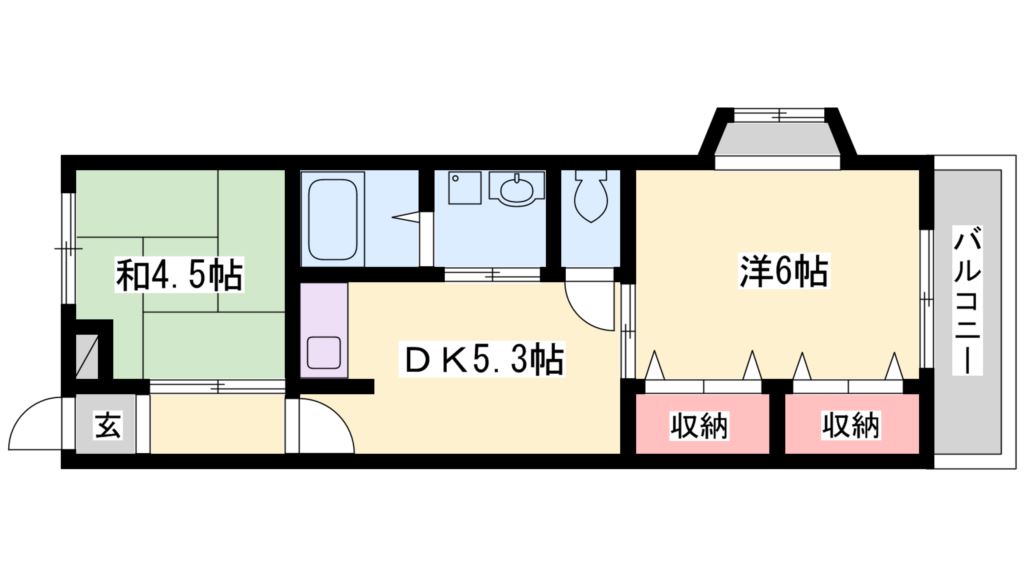トラミッド友栄 間取り図