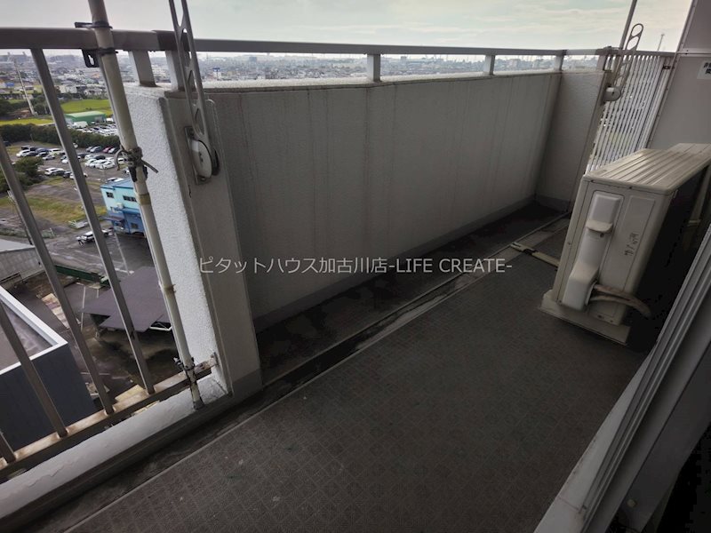 万葉ハイツ東加古川 ベランダ