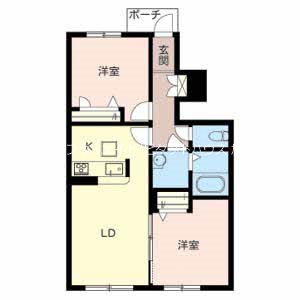 シャーメゾンいろは 間取り図