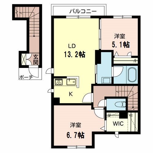 シャーメゾン雅 間取り図
