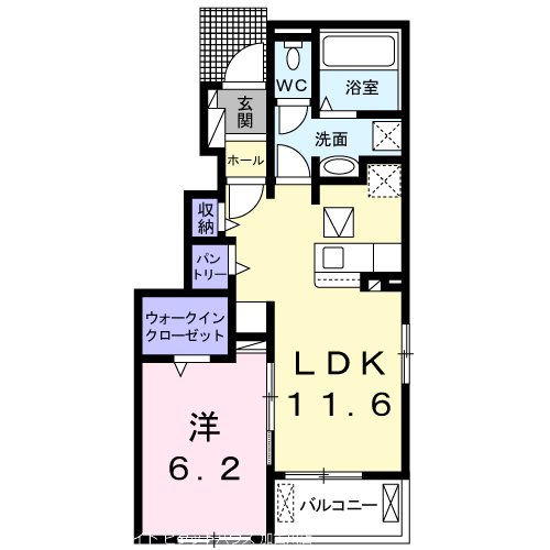 クレア・ルース 間取り図