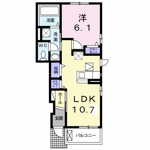プロスペリテⅢ 間取り図
