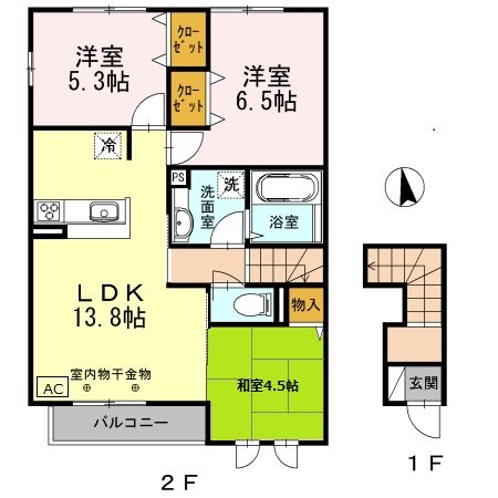 ミリオンフルール 間取り図