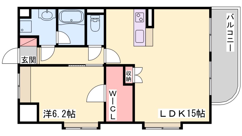 ヴェルドミールⅡ 間取り図