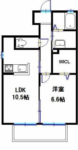 空KUU　A棟 間取り図