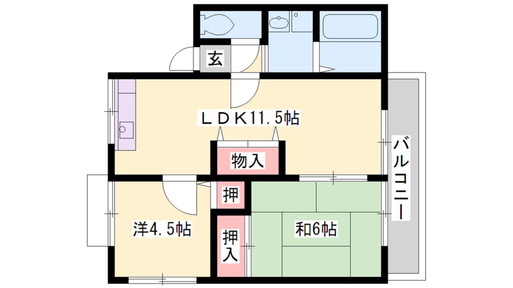 オークウッド 間取り図