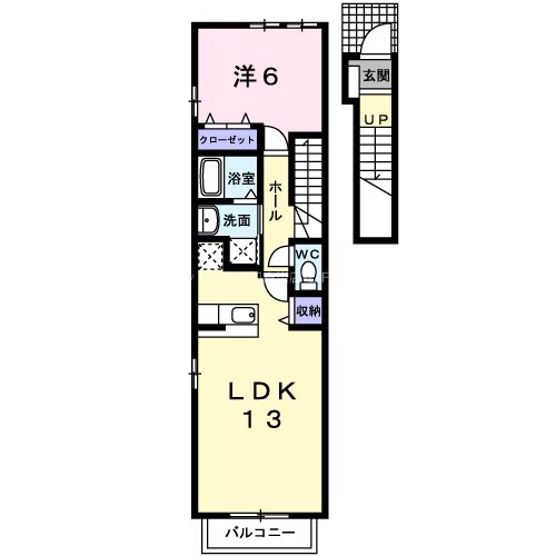 オプティミストＢ 間取り図