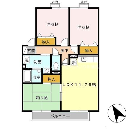 23番館　Ａ棟 間取り図