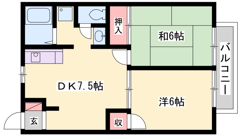 コスモヴィレッジ 間取り図